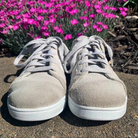 adidas Shoes | Adidas Girls Grey Suede Memory Foam Shoes Size 5 | Poshmark